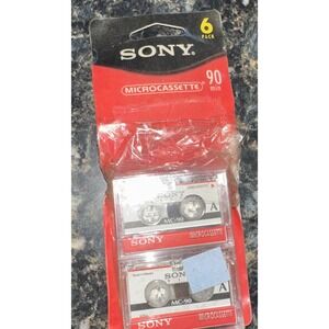 Sony Microcassette Tapes 90 Minutes MC-90 4 Macro Cassette MC9OR